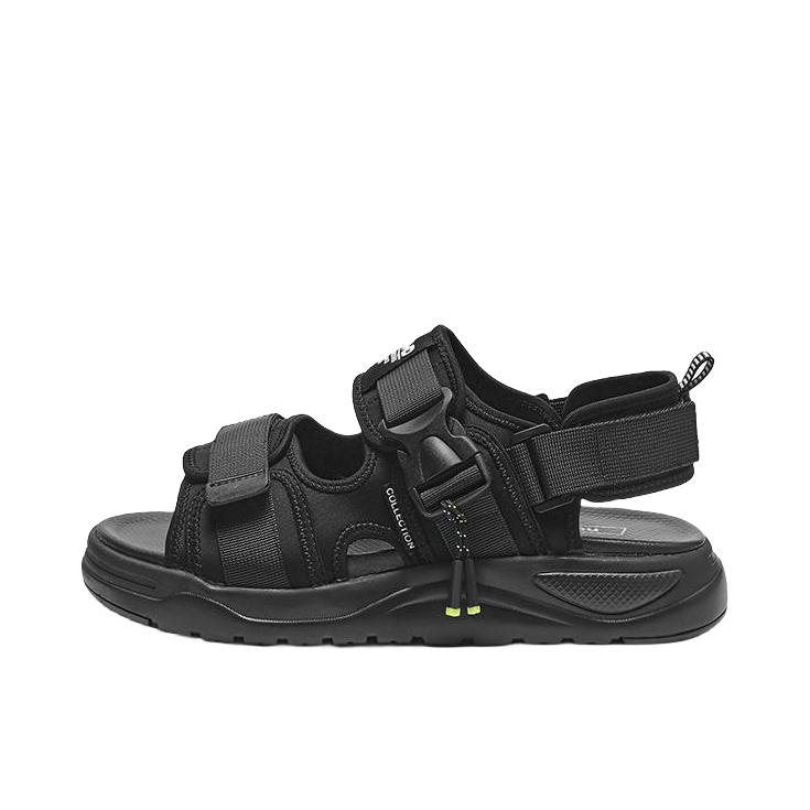 推荐商品：热风 沙滩 厚底 露趾 休闲 凉鞋 H65M4208 黑色