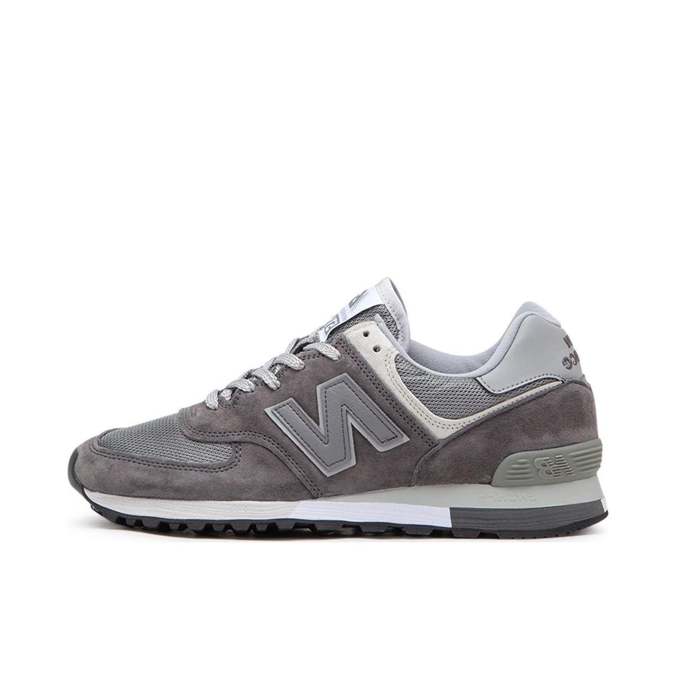 推荐商品：New Balance 576 防滑耐磨 减震回弹 舒适轻便 织物 防水 时尚复古 简约百搭 马拉松 运动休闲鞋 灰色 