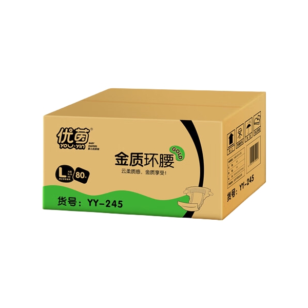 推荐商品：优茵 金质环腰超薄透气纸尿裤L 尿不湿