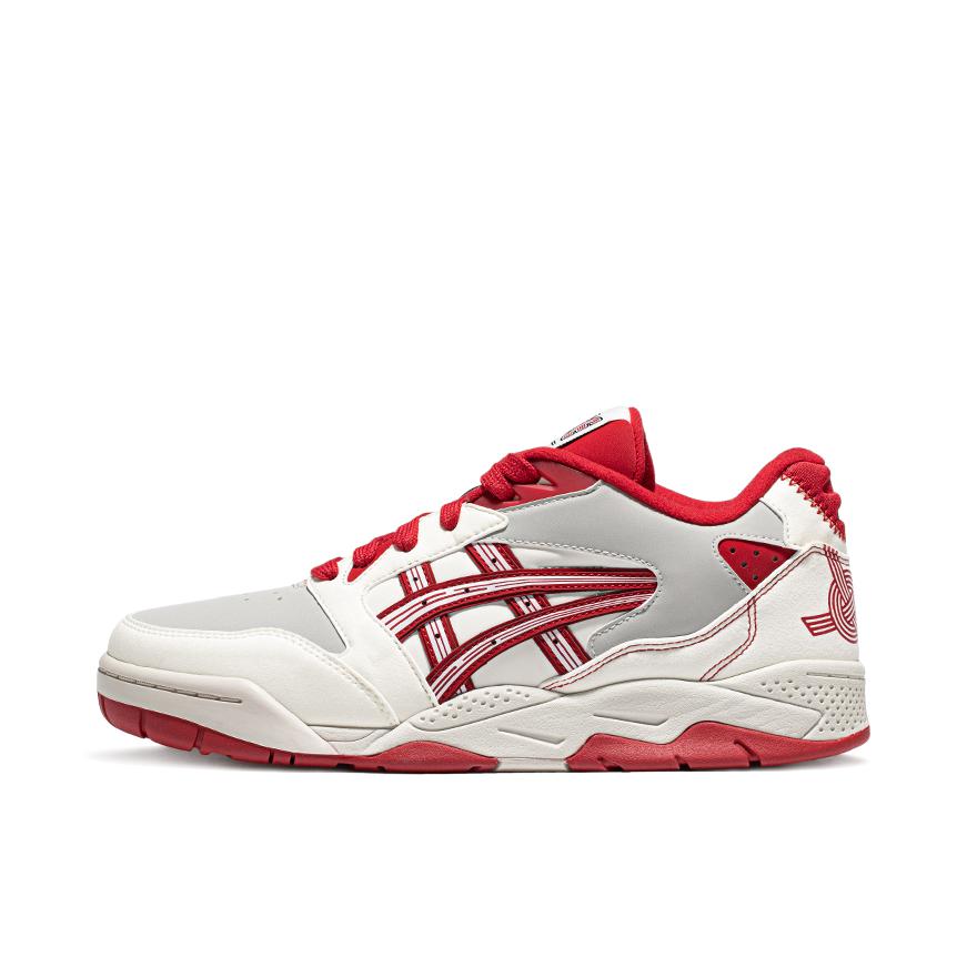 推荐商品：Asics/亚瑟士 Gel-Fuse 减震防滑 舒适耐磨 运动休闲鞋 新年限定/红色/白色/灰色 