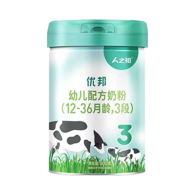 推荐商品：人之初/Newborn 优邦3段幼儿配方奶粉