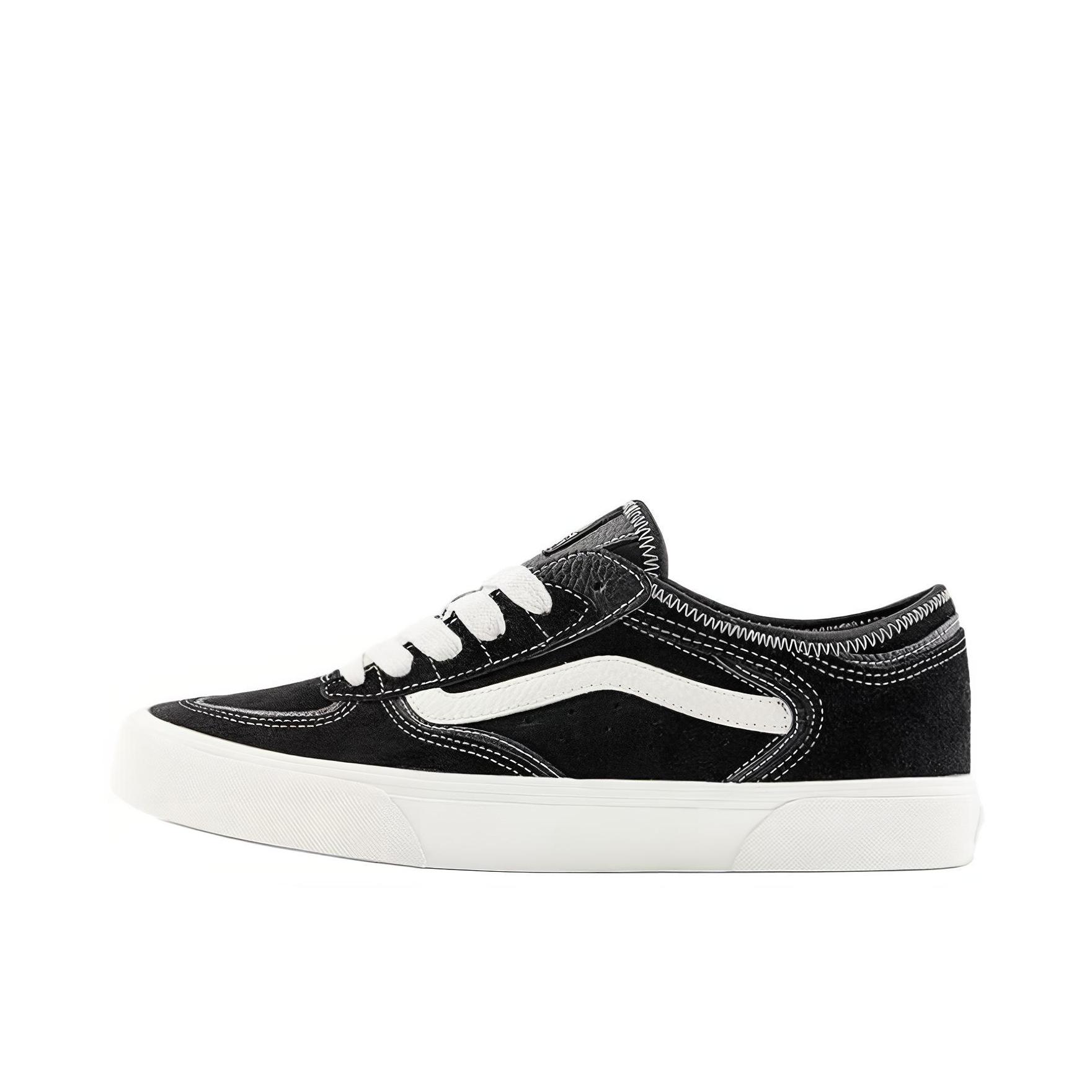 推荐商品：Vans/范斯 Rowley Classic 防滑耐磨 舒适轻便 减震 简约百搭 潮流复古 运动休闲鞋 熊猫/黑/白