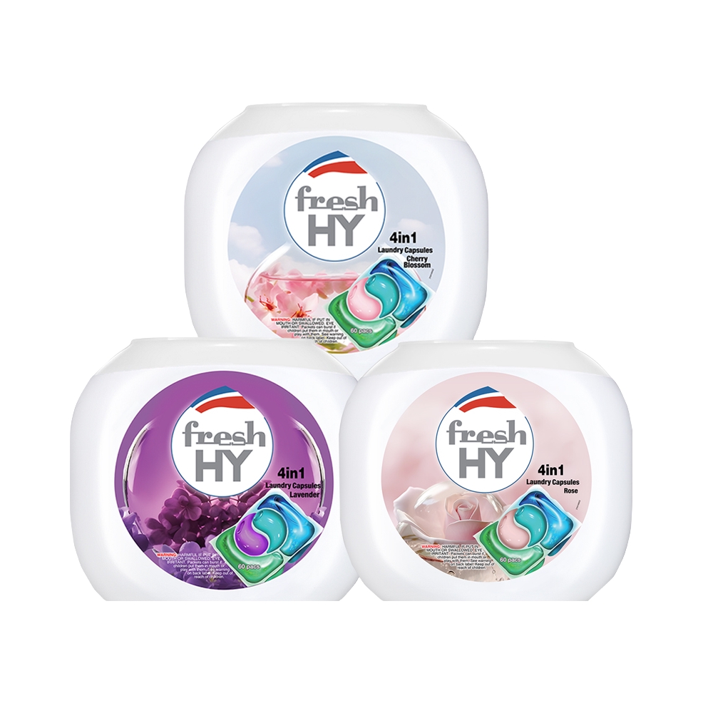 推荐商品：菁华 清可新系列 4合1洗衣凝珠 多香型组合装 盒装