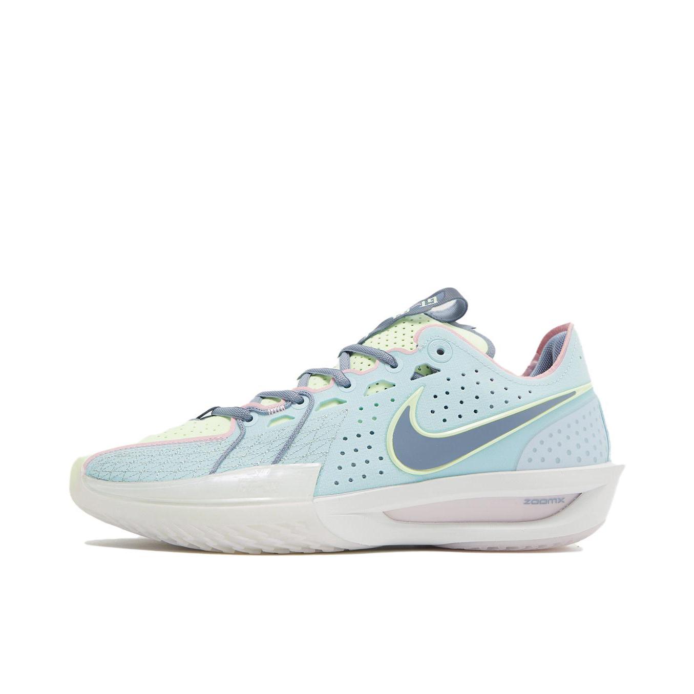 推荐商品：【坎宁安同款】Nike Air Zoom G.T. Cut 3 篮球鞋 ZoomX泡棉抓地抗扭包裹性缓震回弹 国内版/冰川蓝/灰石板蓝/微黄绿