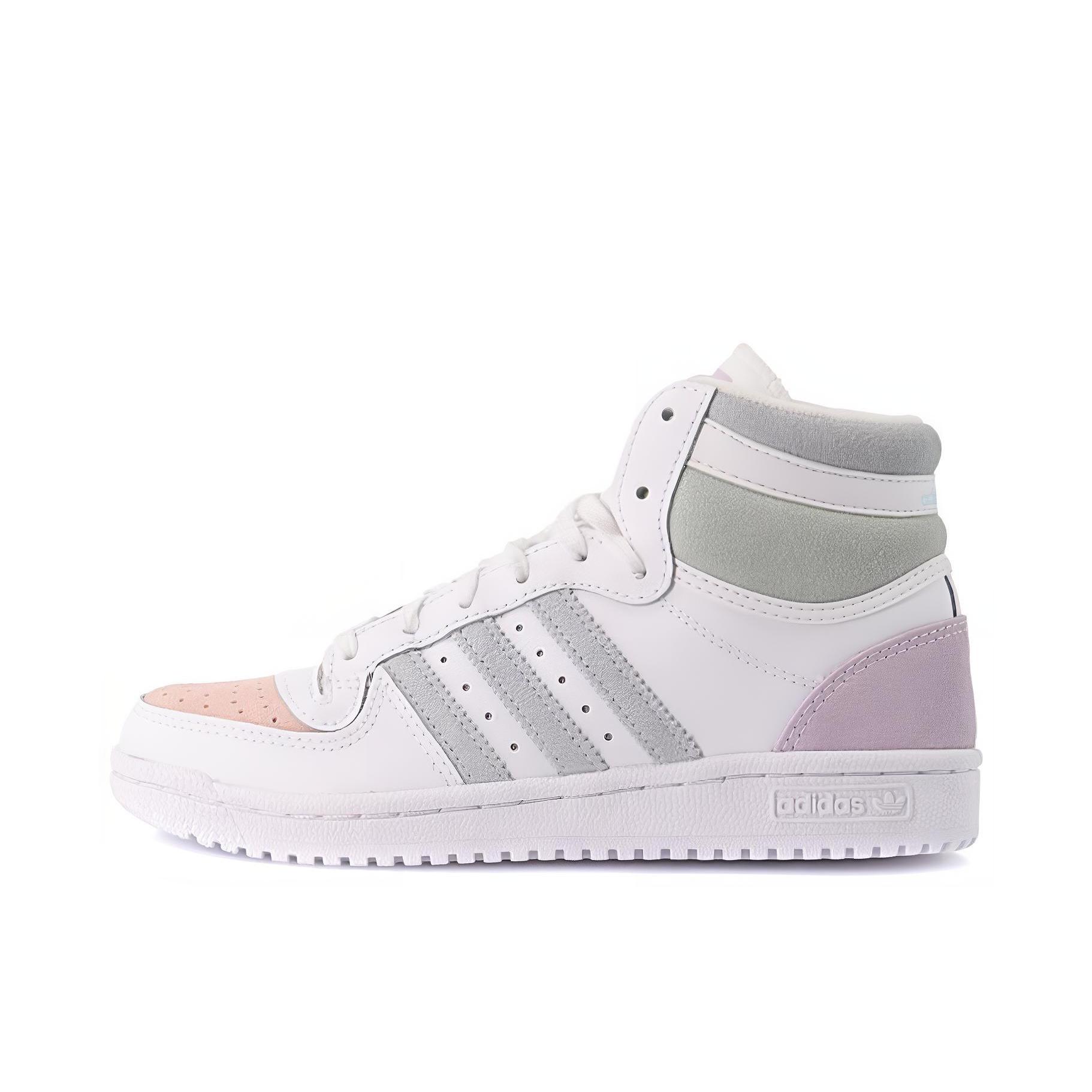 推荐商品：adidas Originals Drop Step 板鞋 复古耐磨透气舒适百搭 白色/浅绿/浅紫/白橙蓝