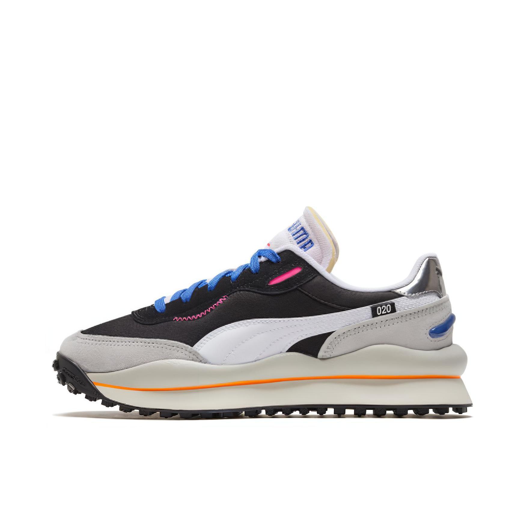 推荐商品：Puma/彪马 Style Rider 轻便 防滑耐磨 网面透气 复古 织物 运动 跑鞋 黑色/灰色/蓝色