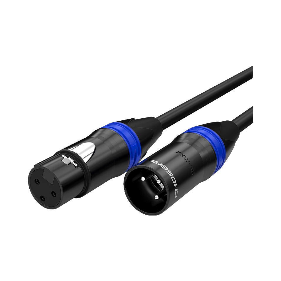 推荐商品：CHOSEAL/秋叶原 Q803 卡农头 公对母 音频线 保真音质 结实耐用