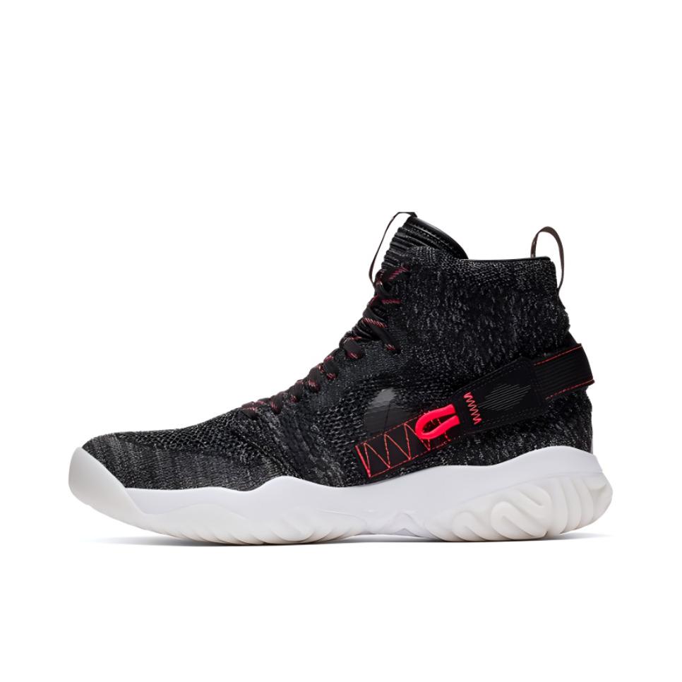 推荐商品：Air Jordan Apex React 舒适支撑 减震透气 耐磨 实战 编织 运动休闲鞋 Black/Infrared 黑色/红色