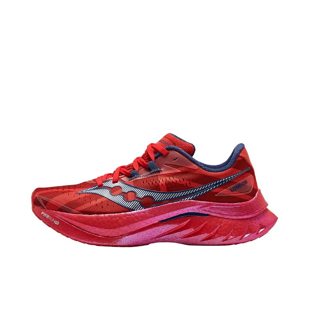 推荐商品：Saucony/索康尼 Endorphin Speed 啡速4 尼龙板 回弹 碳板 减震 防滑耐磨 防水 支撑 马拉松 跑鞋 女款/伦敦马拉松
