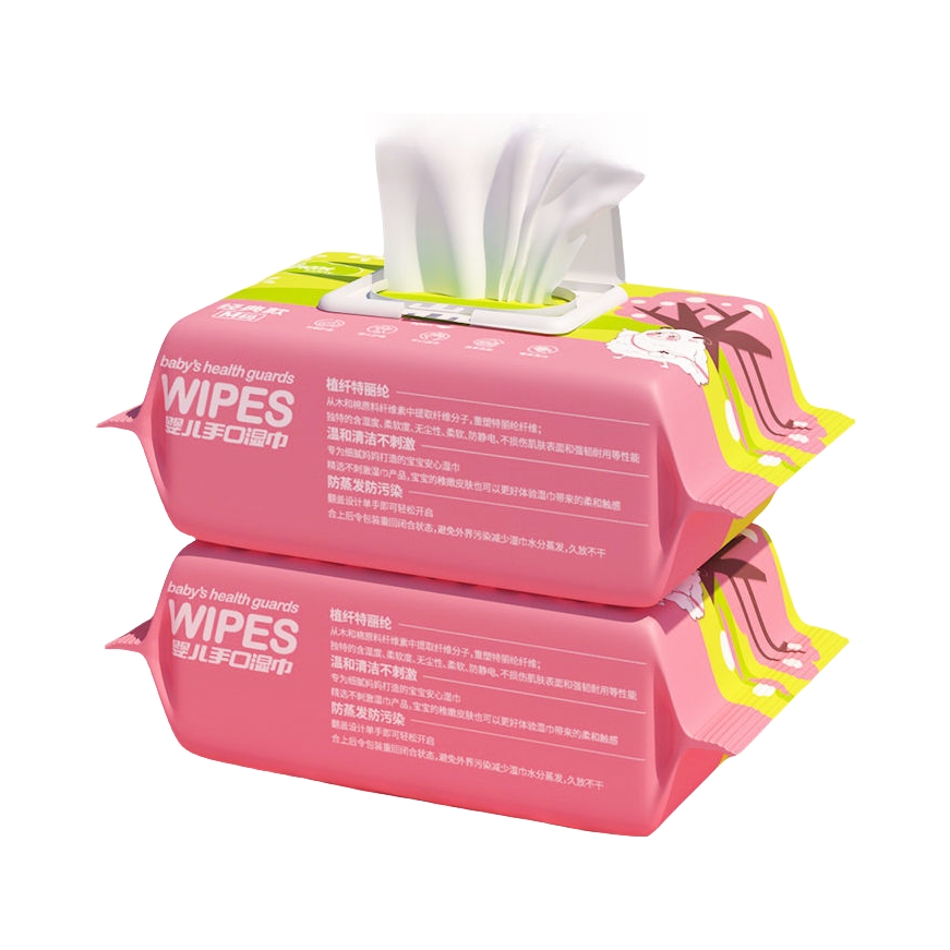 推荐商品：婴与棉棉 婴儿手口湿巾经典款