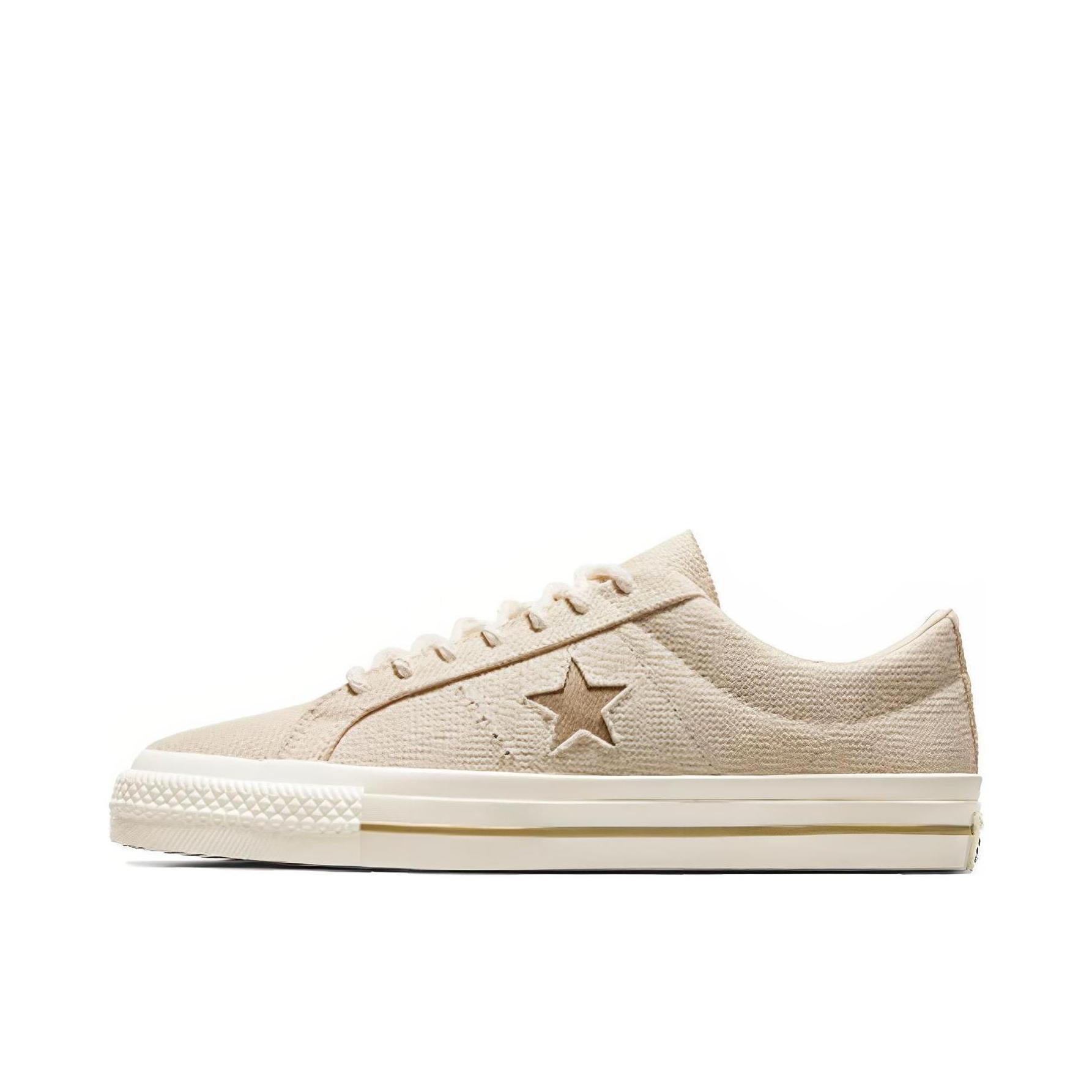 推荐商品：Converse/匡威 One Star Pro 翻毛皮 潮流复古 舒适 耐磨 防滑 板鞋 白色/浅灰色