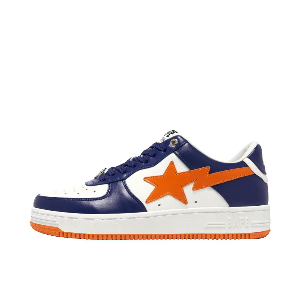 推荐商品：A BATHING APE STA 时尚 板鞋 1J30191017 蓝色/白色/橙色