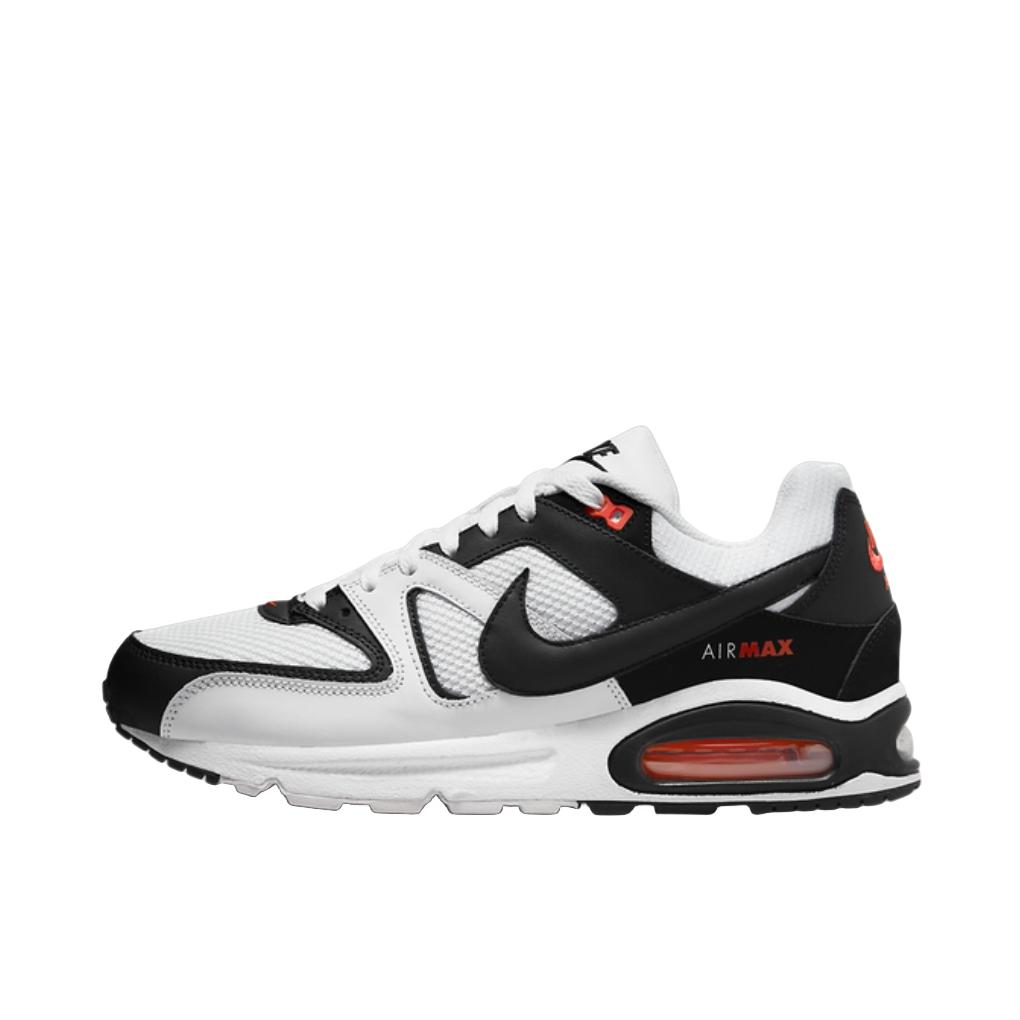 推荐商品：Nike Air Max Command 跑鞋 复古缓震舒适轻便透气防滑耐磨抓地织物合成革 白色/黑色