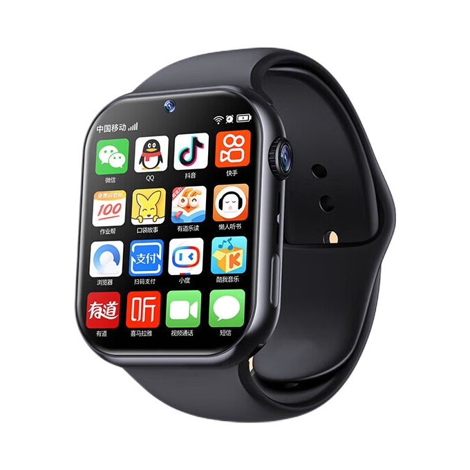 推荐商品：巨学霸 S03 可插卡前右双镜头4G全网通定位应用汇大屏磁吸充电学习助手应用监管智能男女同款手表