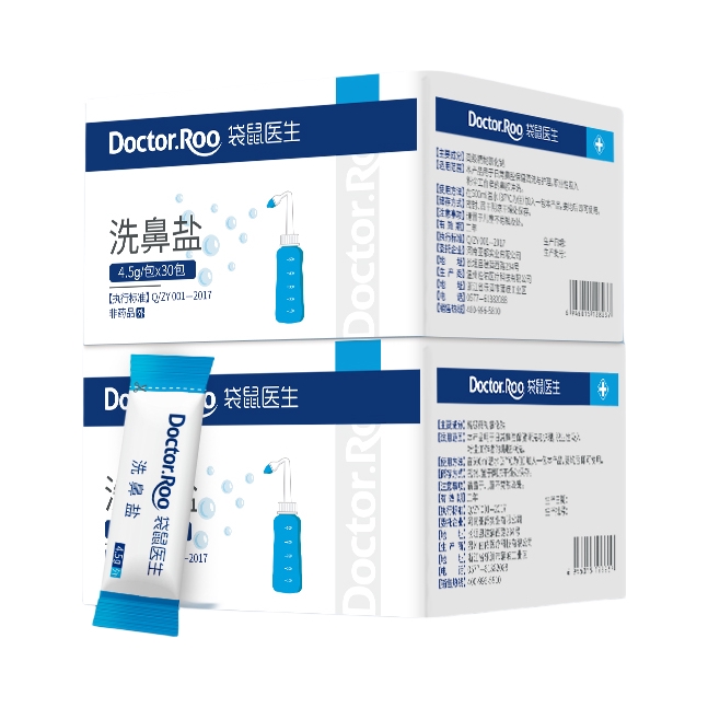 推荐商品：Dcotor.Roo/袋鼠医生 洗鼻盐儿童生理性盐水