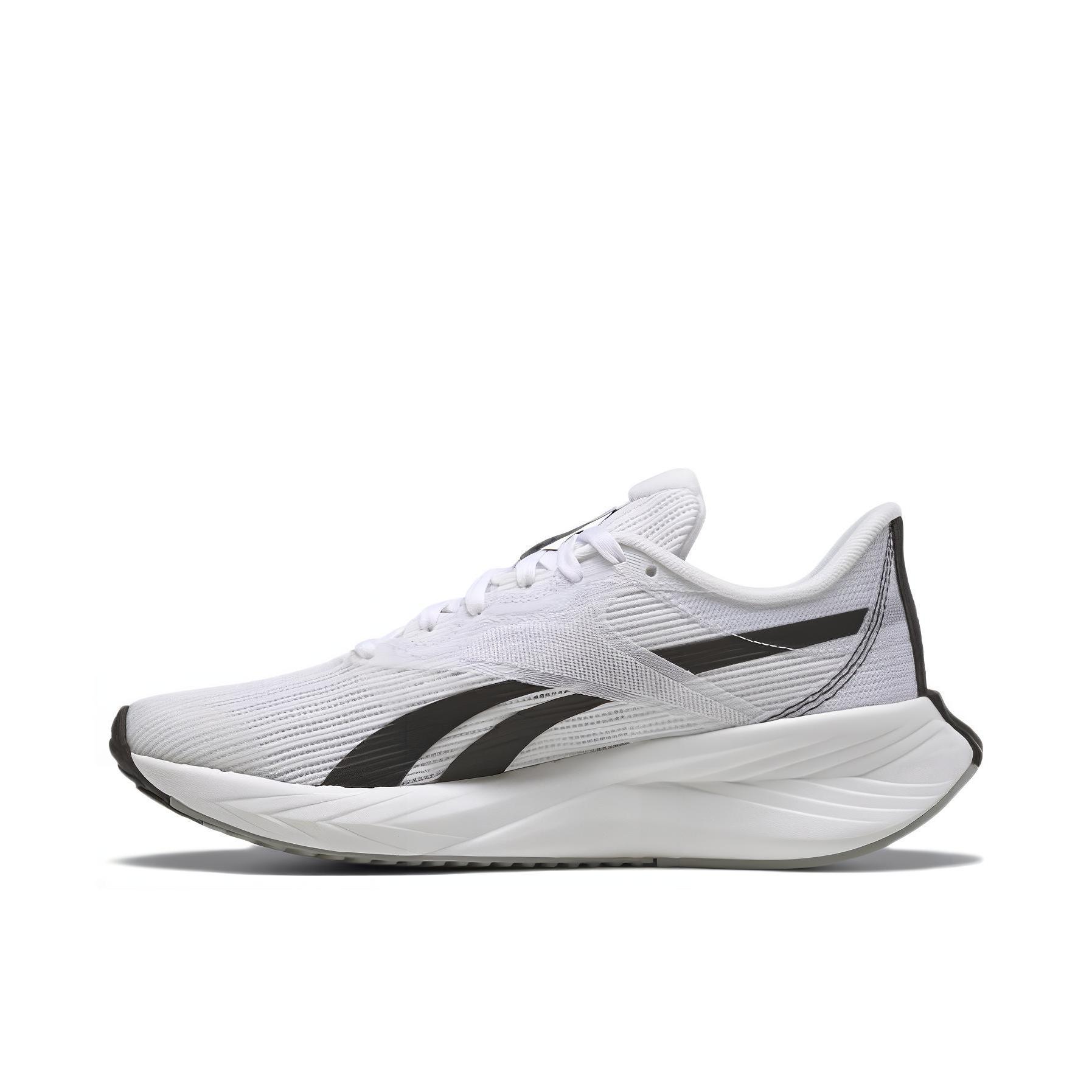 推荐商品：Reebok/锐步 Energen Tech Plus 跑鞋 舒适缓震透气防滑耐磨运动网眼训练减震轻便 白色/灰色