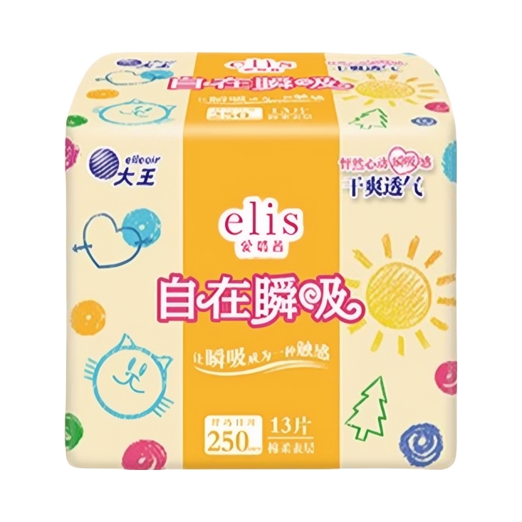 推荐商品：爱璐茜 自在瞬吸透气卫生巾
