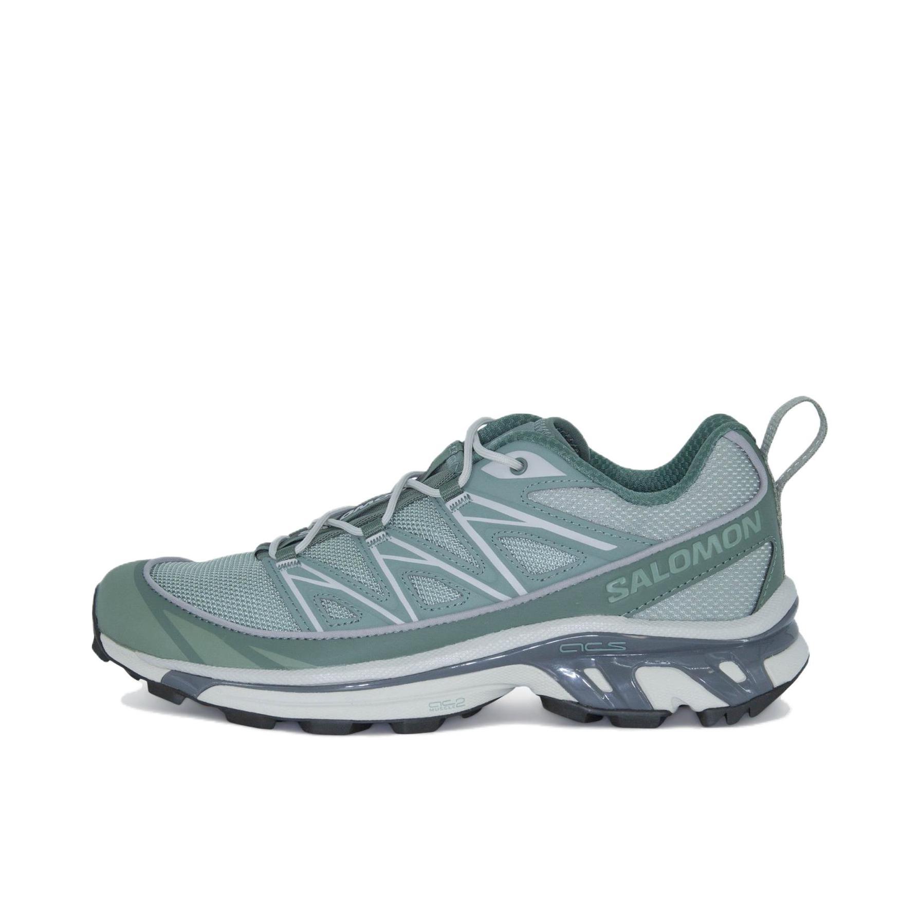 推荐商品：Salomon/萨洛蒙 XT-6 户外休闲鞋 越野跑鞋 织物复古机能透气网布支撑防水包裹性 灰绿