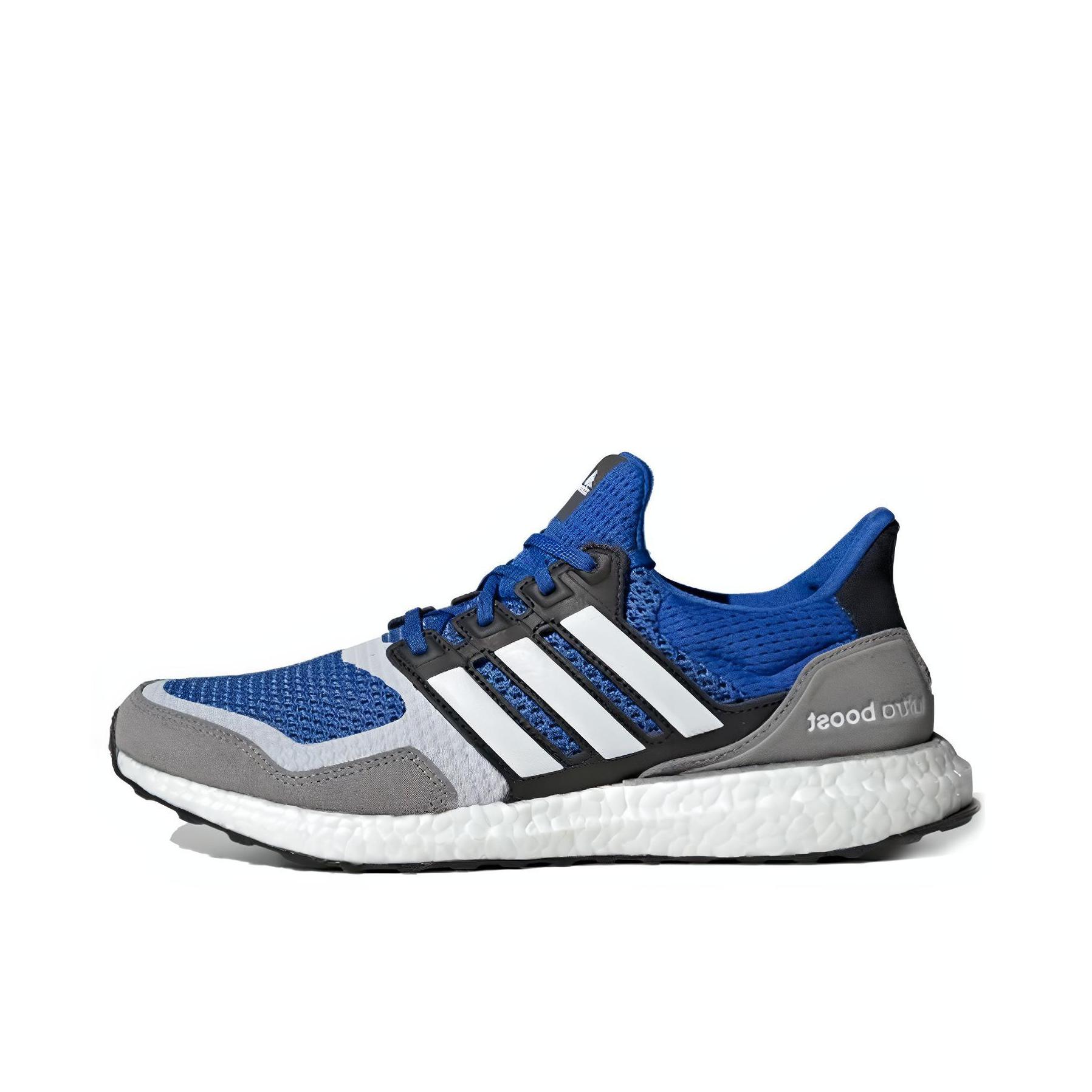 推荐商品：adidas Ultra Boost S&L 缓震回弹 运动 轻便透气 防滑耐磨 跑鞋 Blue/Ftwr White/Grey 黑/白/蓝