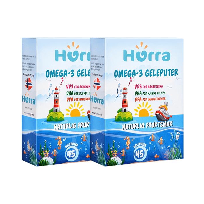 推荐商品：Hurra 儿童维生素d3果冻鱼油非海藻油小布丁