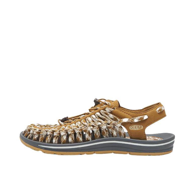 推荐商品：KEEN/科恩 Uneek 防滑耐磨 舒适时尚 休闲百搭 简约潮流 速干 沙滩鞋 户外鞋 UNEEK FLAT联名/驼色