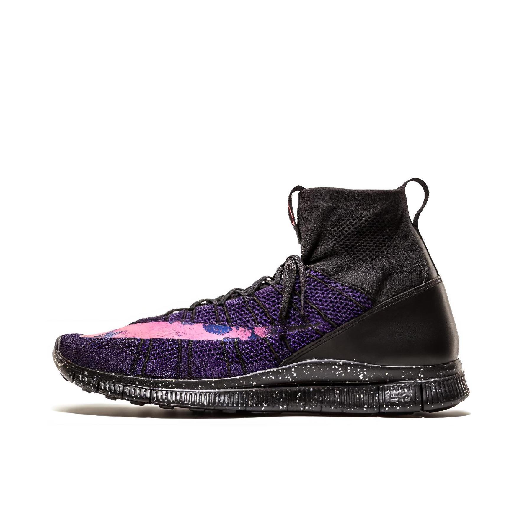 推荐商品：Nike Free Mercurial Flyknit 运动休闲鞋 防滑耐磨舒适透气轻便支撑潮流百搭 Black Midnight Purple Pink CR7 黑粉