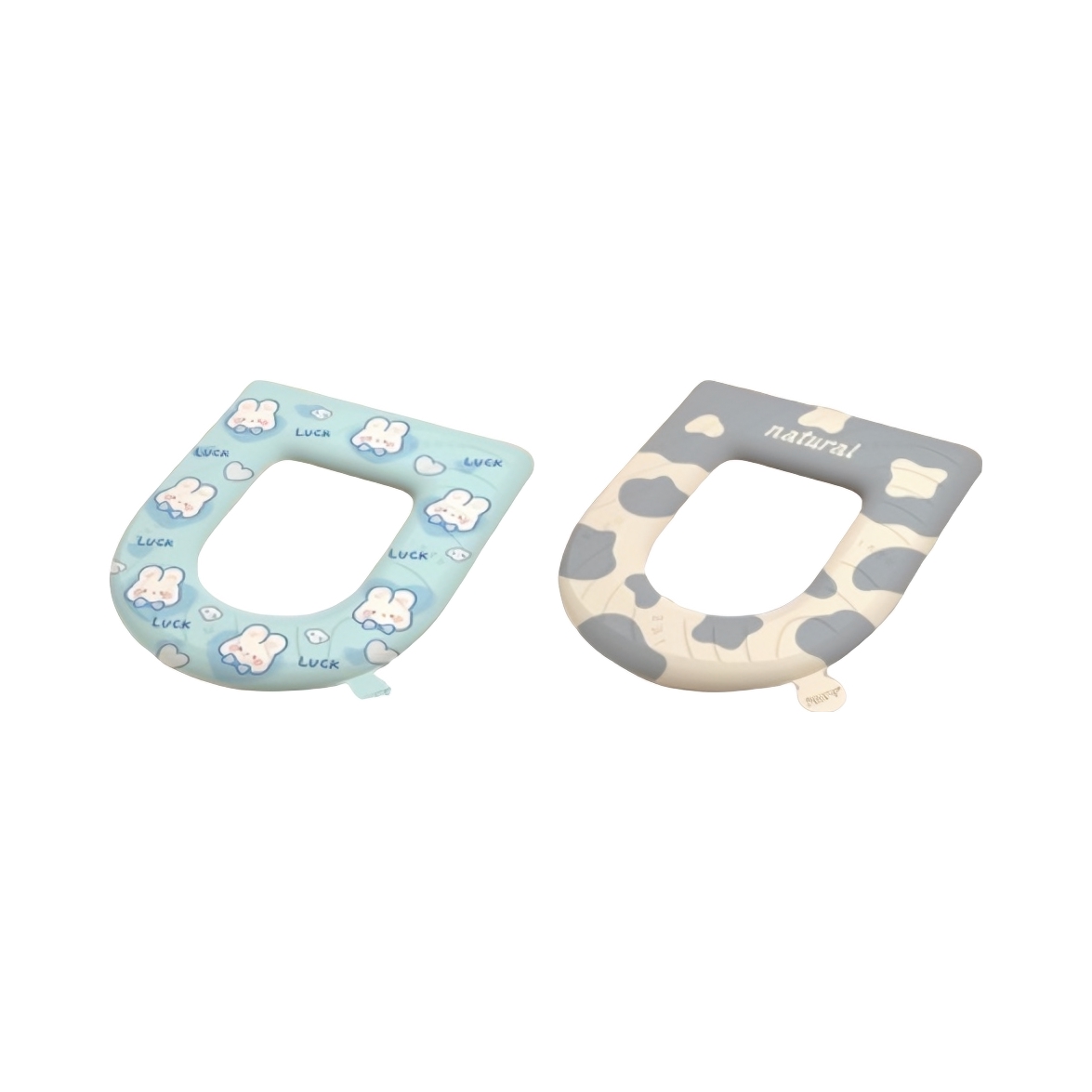 推荐商品：鲨鱼指挥官 萌宠系列 粘贴式 提手款 2色组合 EVA 马桶垫 INSMTD 37.5*41cm