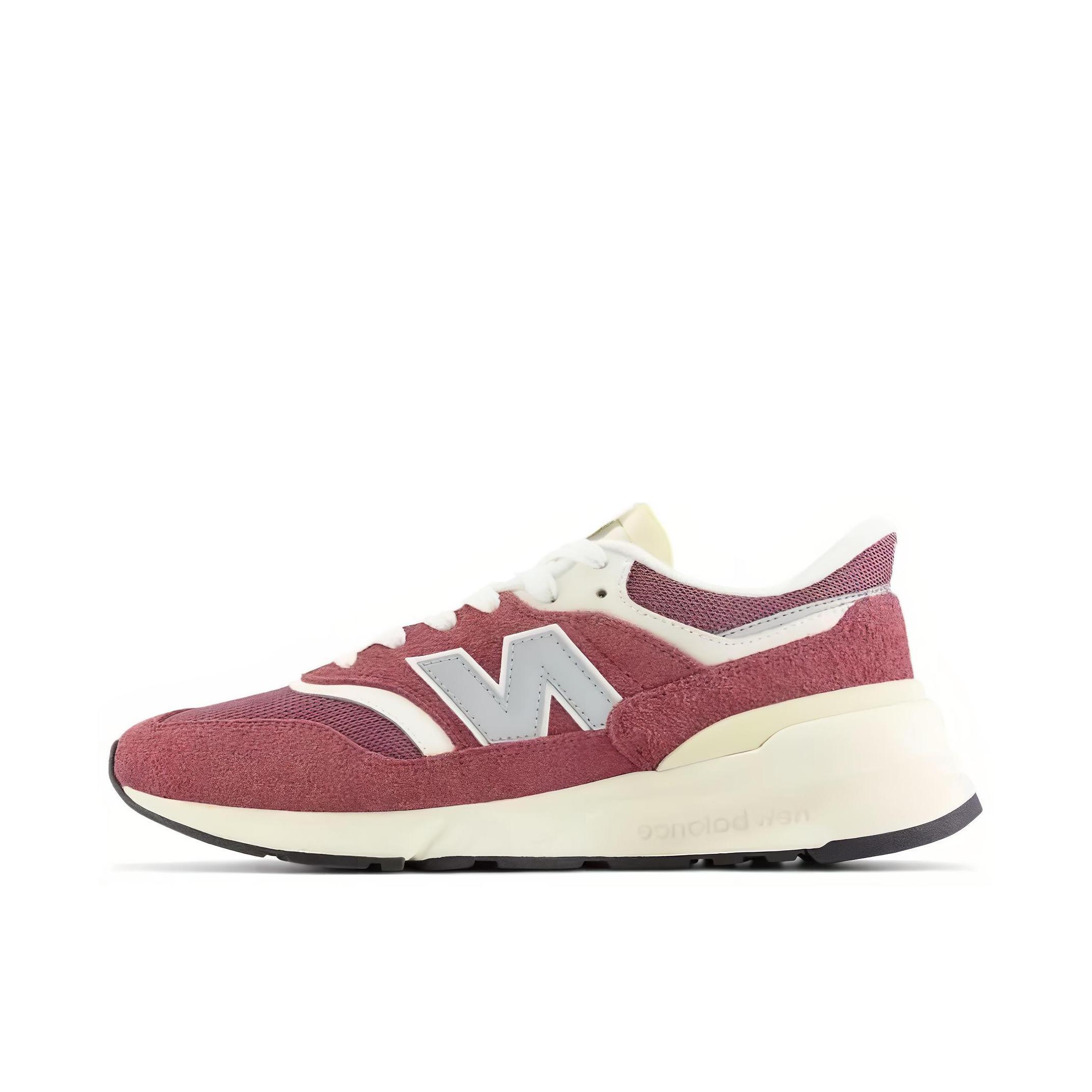 推荐商品：New Balance 997 时尚复古 防滑耐磨 透气舒适 运动休闲鞋 红色/白色