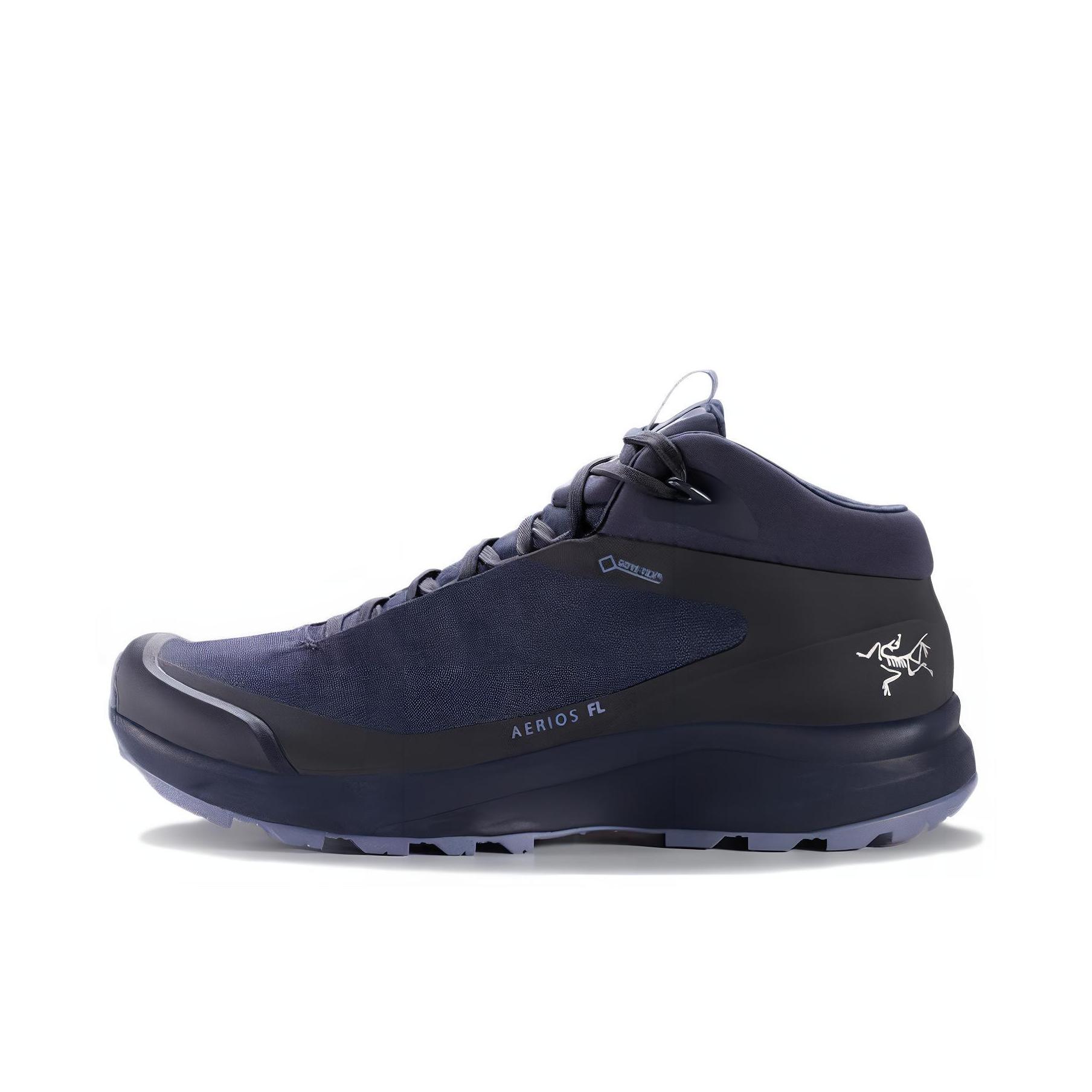 推荐商品：Arc'teryx 始祖鸟 Konseal Lt 减震回弹 防滑耐磨 轻便登山 徒步鞋 蓝黑/深云水蓝