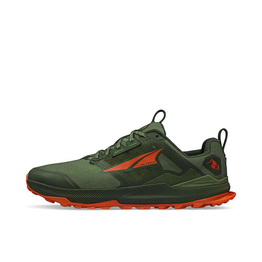推荐商品：ALTRA LONE PEAK 8LP 8 跑鞋 防滑耐磨缓震系带户外橡胶越野 橄榄绿