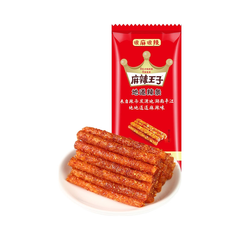 推荐商品：麻辣王子 辣条 18g 散装 平江特产爆辣