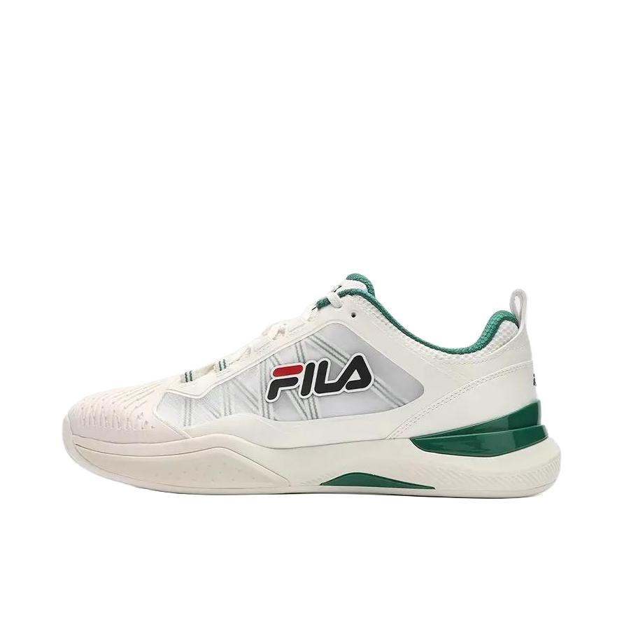 推荐商品：FILA/斐乐 SPEED SERVE 休闲运动 减震耐磨 网球鞋 A12M411501F 雪白色