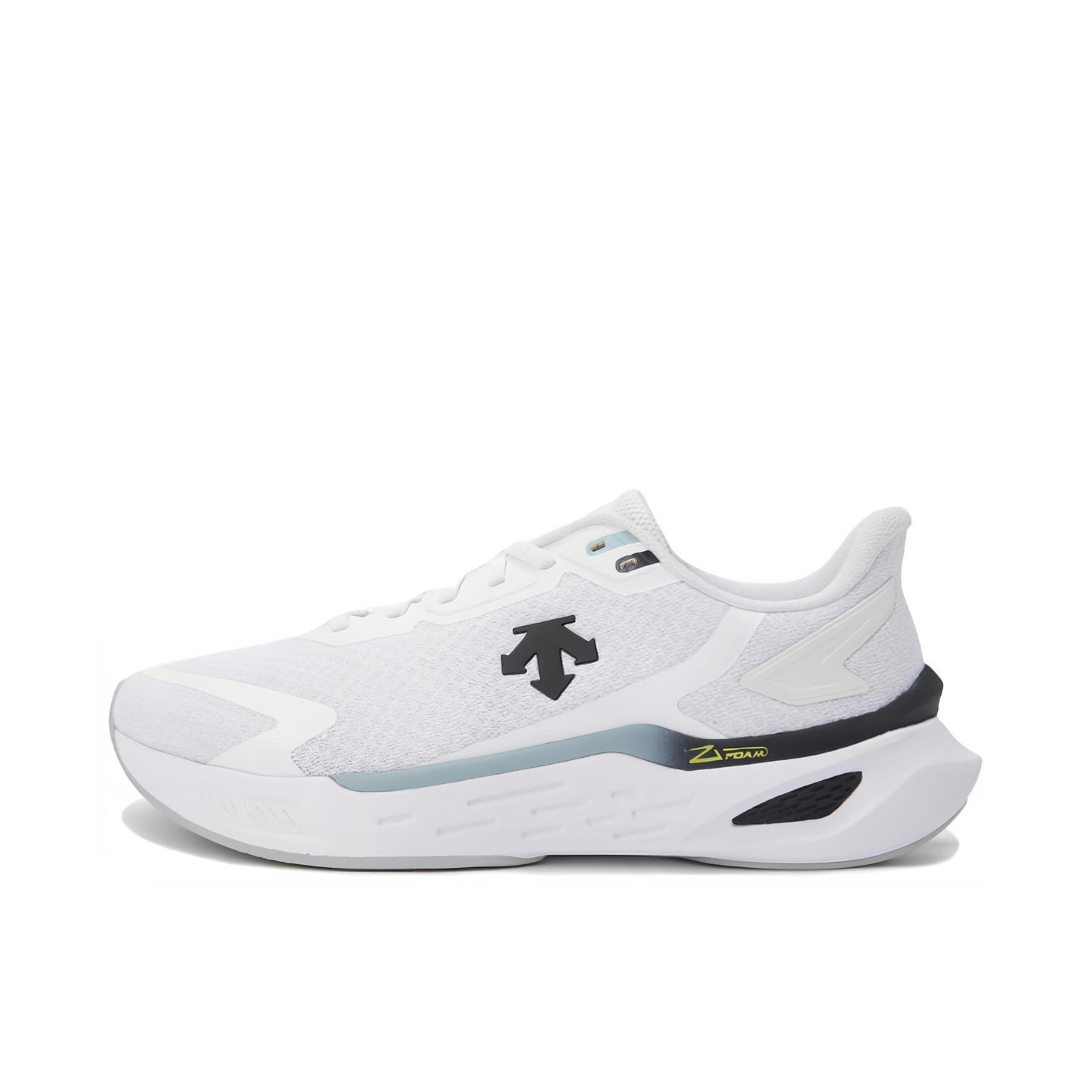推荐商品：DESCENTE/迪桑特 Energite Z Light 减震防水 圆头 回弹 系带 跑鞋 SP113RRN13 白色  
