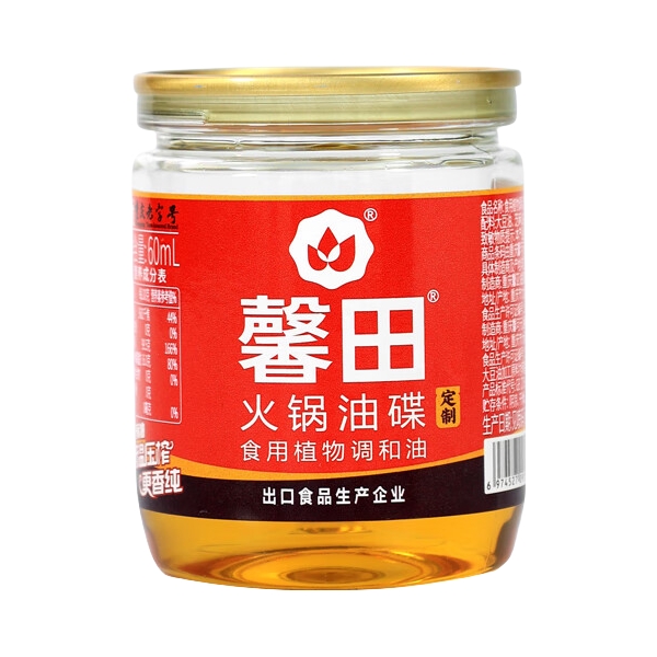 推荐商品：馨田 火锅油碟食用植物调和油 罐装