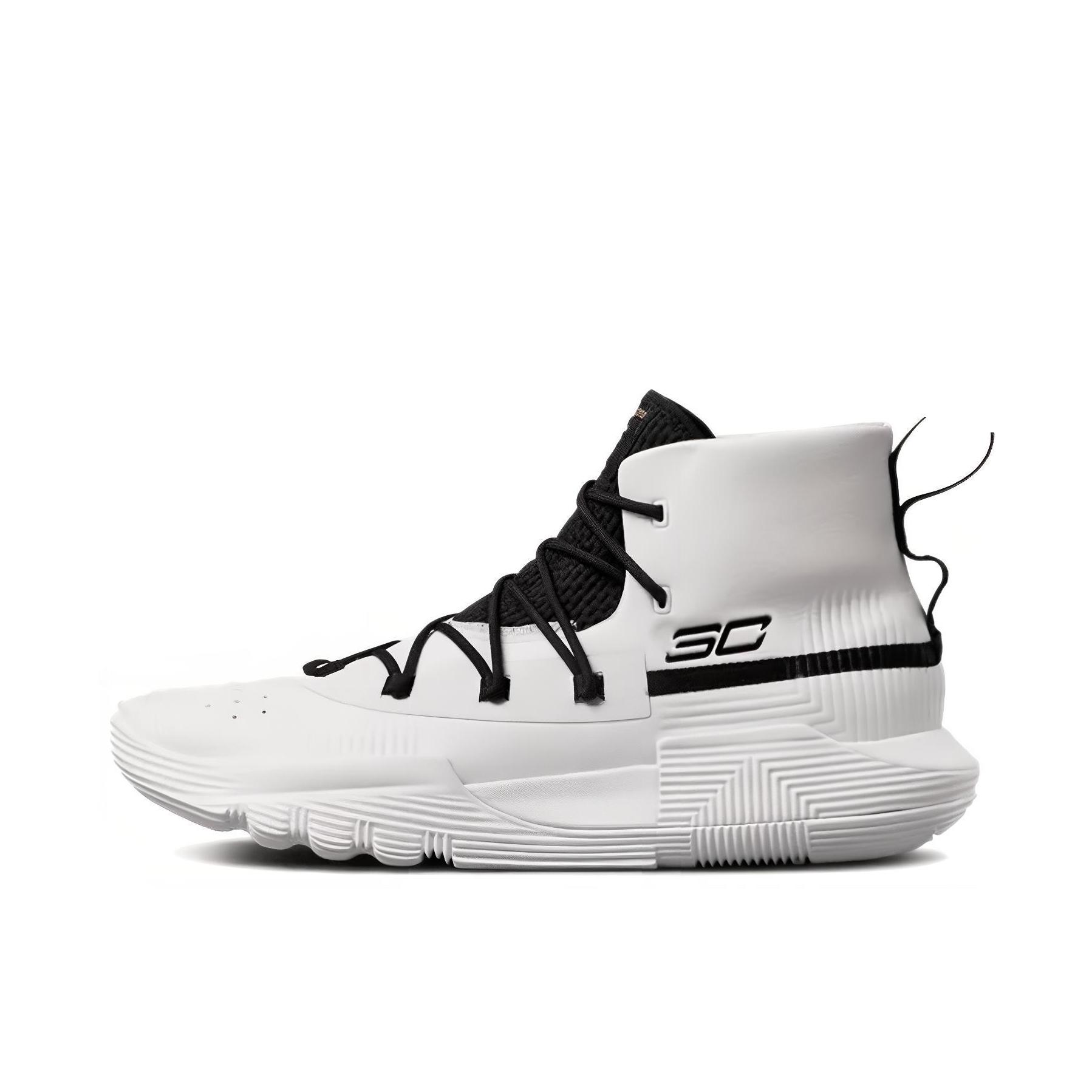 推荐商品：Under Armour/安德玛 SC 3ZER0 II 耐磨防滑 减震轻便 实战 拼接 时尚运动 篮球鞋 Black/White
 白色