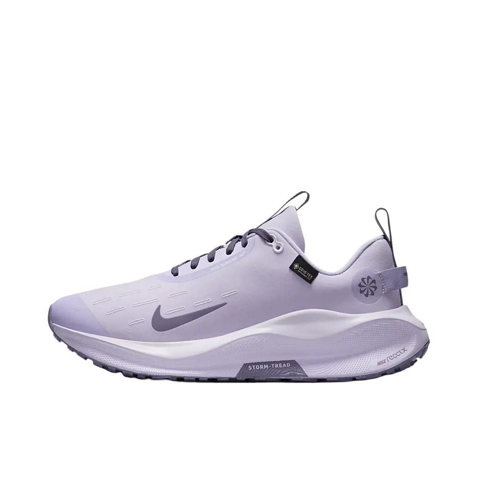 推荐商品：Nike React Infinity Run 4 跑鞋 公路舒适缓震防滑耐磨防水织物训练飞织抓地包裹性 紫色