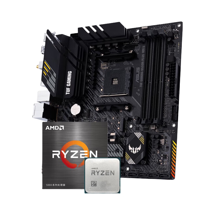 推荐商品：AMD R7-5700/X/X3D/G + 华硕B550芯片组 板U套装 高效模组 数字供电