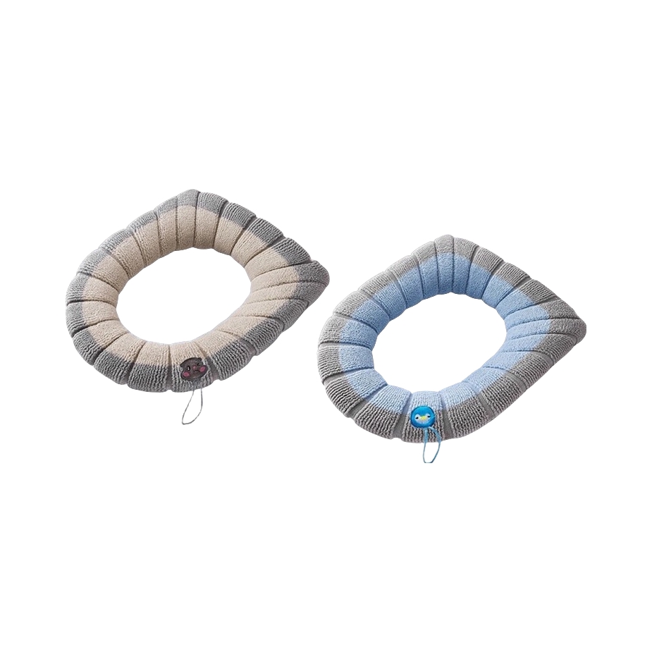 推荐商品：有乐 双拼系列 加厚式 提手款 2色组合 针织毛绒 马桶垫 9918 38*48cm