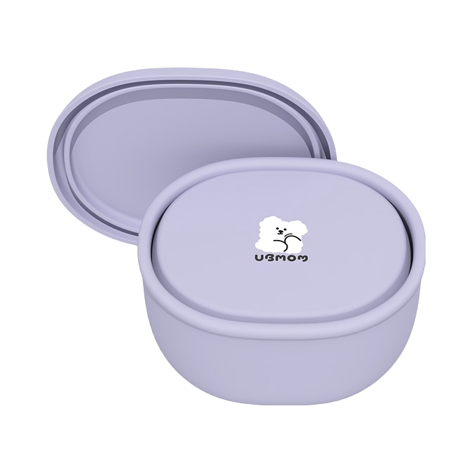 推荐商品：ubmom 宝宝密封硅胶辅食饭盒吃饭