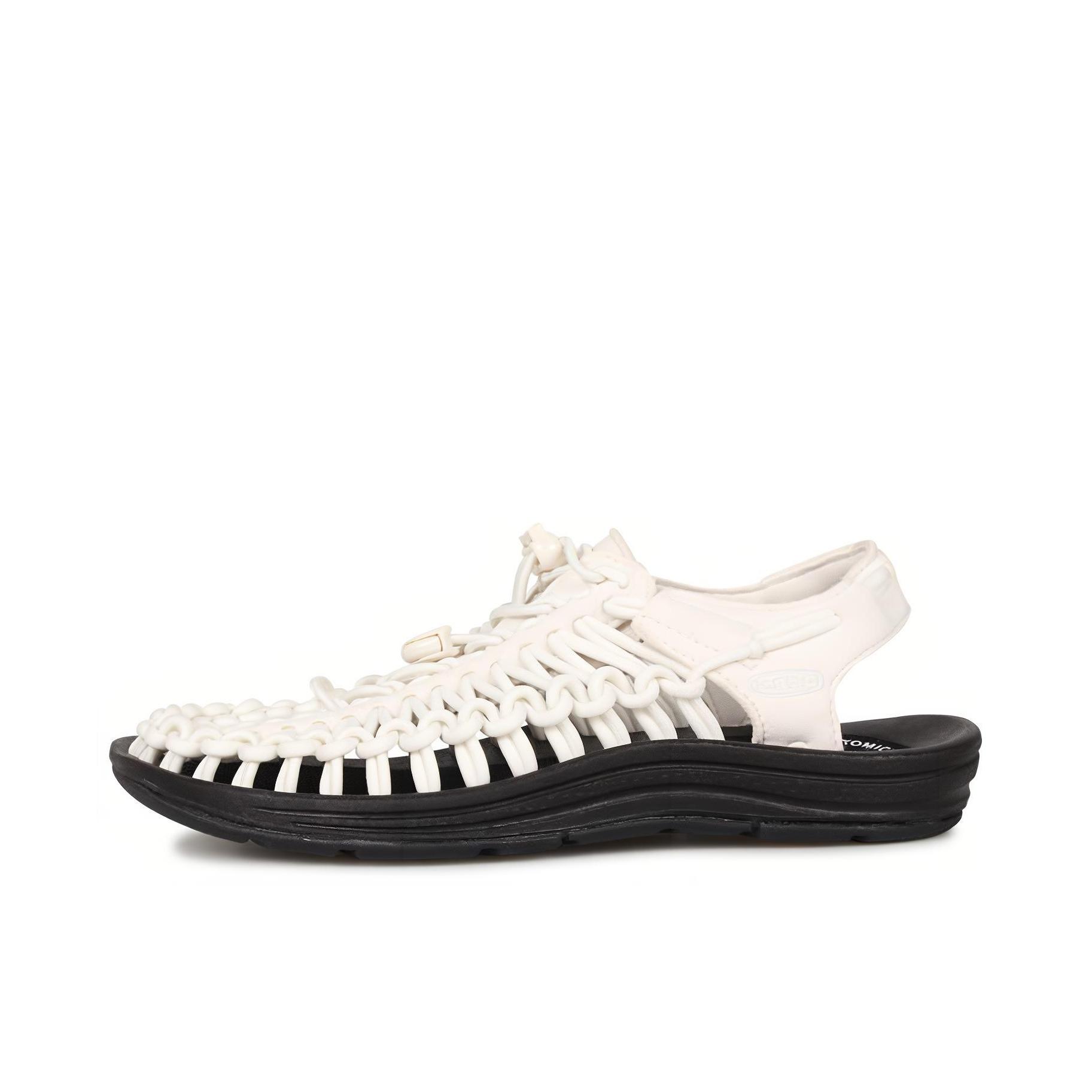 推荐商品：KEEN/科恩 Uneek 防滑耐磨 舒适时尚 休闲百搭 简约潮流 速干 沙滩鞋 户外鞋 明星款/乳白