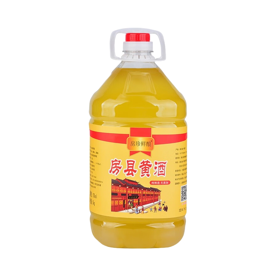 推荐商品：房珍鲜酿 房县黄酒 洑汁酒 10度 1L