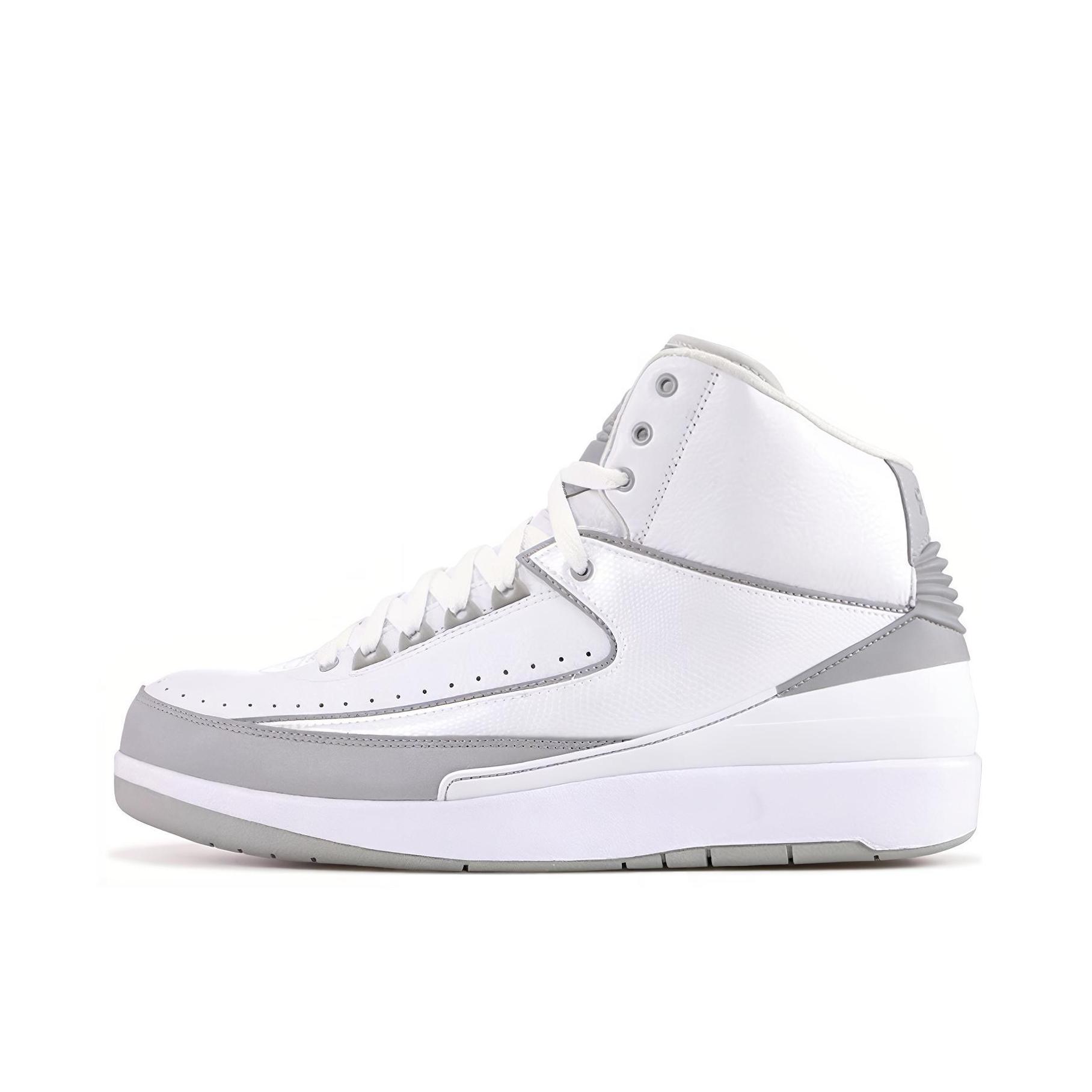 推荐商品：Air Jordan 2 运动休闲鞋 缓震防滑耐磨潮流复古包裹性 Silver Anniversary 2010/白色/水泥灰
