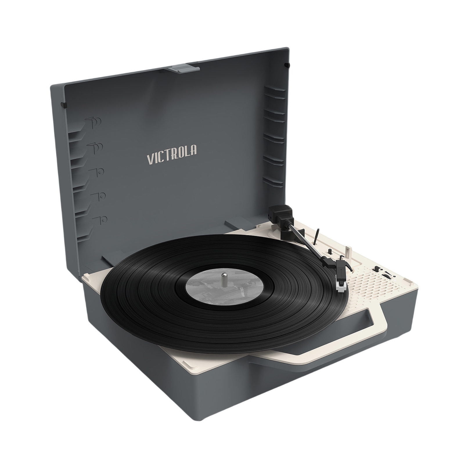 推荐商品：Victrola/维克托乐 The Re Spin 黑胶唱片机 无线蓝牙 便携手提