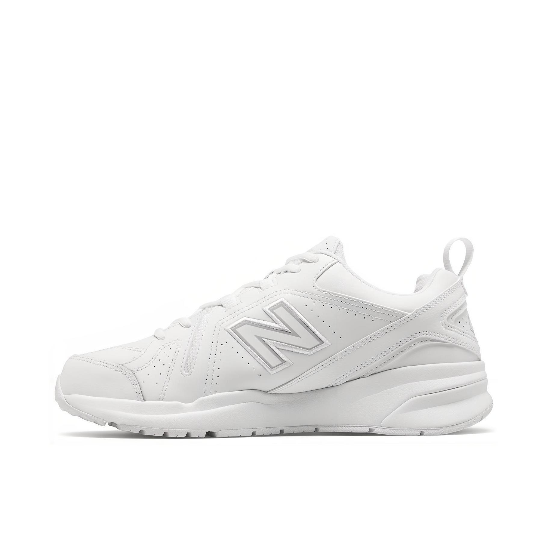 推荐商品：New Balance 608 潮流 透气 耐磨 运动休闲鞋 白色/银色