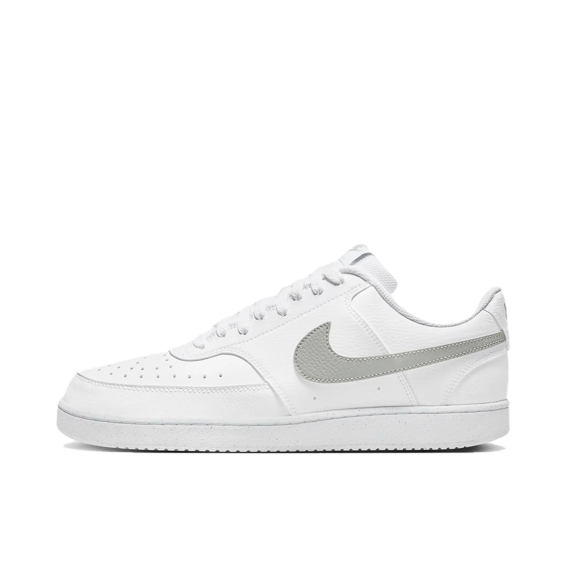 推荐商品：Nike Court Vision 板鞋 复古缓震抓地防滑轻便 白色/雾灰