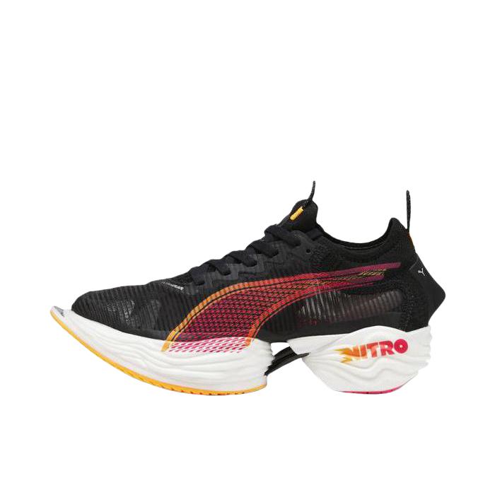 推荐商品：Puma/彪马 Fast-R Nitro Elite 2 异爪2 氮气科技 碳板 回弹 马拉松 支撑 织物 跑鞋 女款/黑色/日光黄/日落红