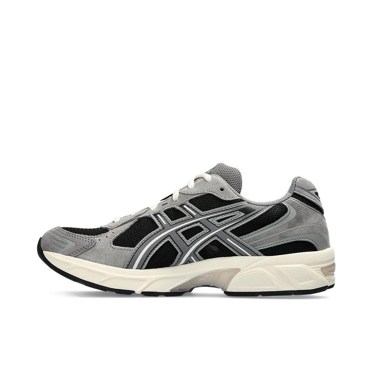 推荐商品：Asics/亚瑟士 Gel-1130 跑鞋 防滑耐磨缓震抓地织物网布透气复古马拉松短跑贴合圆头千禧风 黑色/深灰色