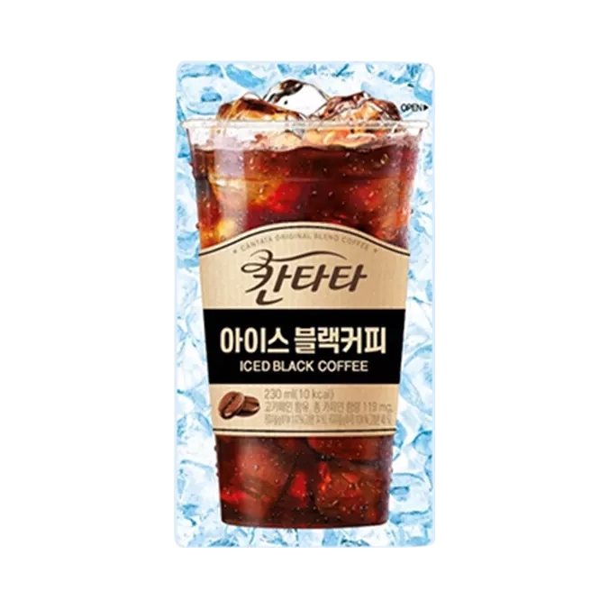推荐商品：Lotte/乐天 咖啡 230ml 袋装 康塔塔黑咖啡