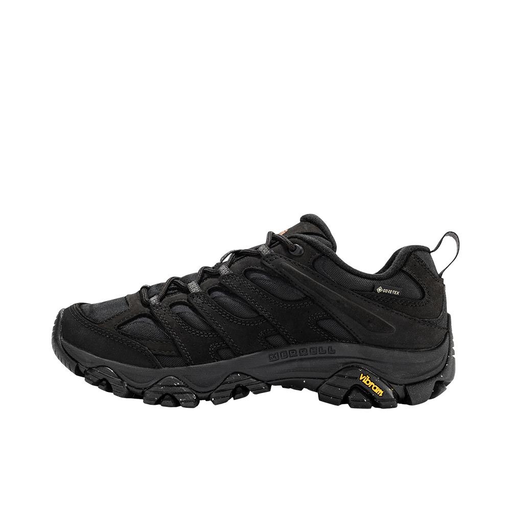 推荐商品：Merrell/迈乐 MOAB 3 低帮 登山鞋 户外休闲鞋 织物防滑耐磨透气轻量缓震包裹性抓地 GTX/黑色