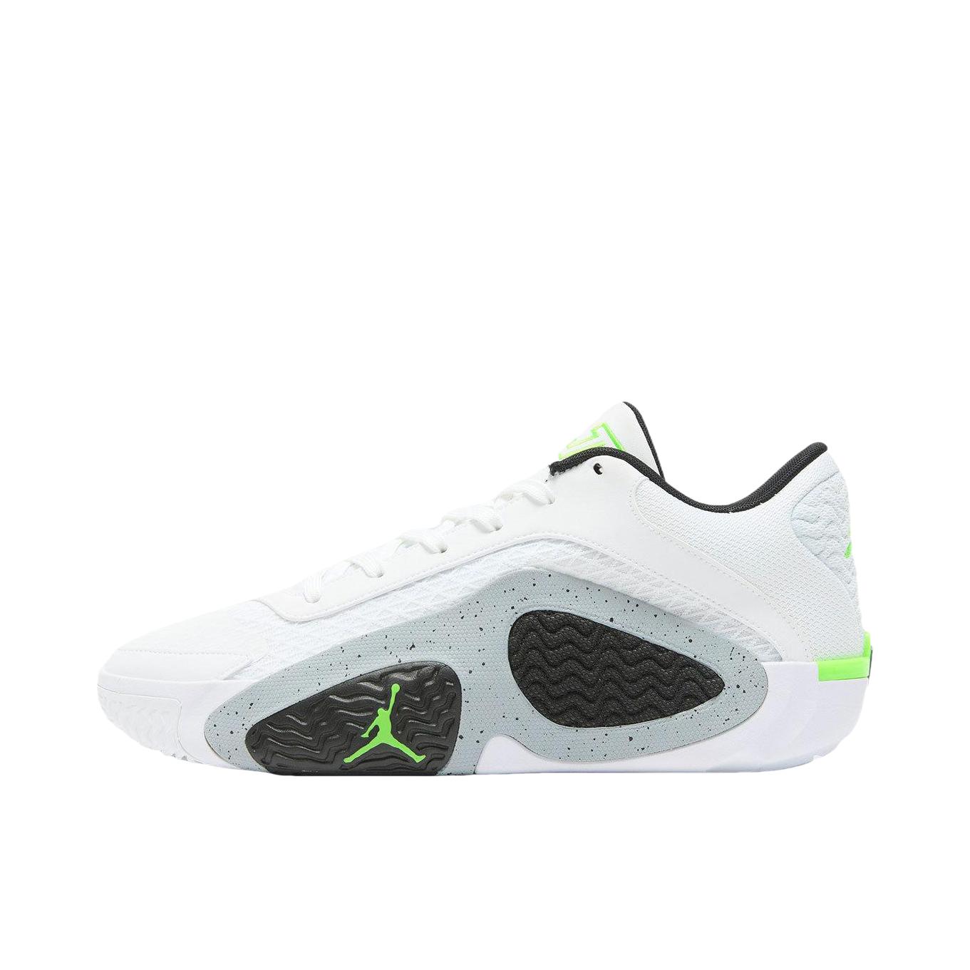 推荐商品：Jordan Tatum 2 塔图姆2 Air Strobel 篮球鞋 抗扭回弹舒适缓震防滑耐磨轻量化时尚百搭透气 国外版/白色/电子绿/黑色/狼灰